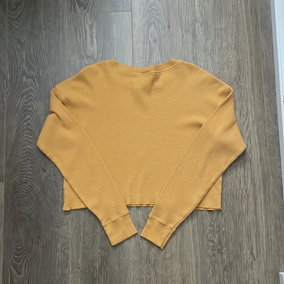 TNA cropped waffle long sleeve size XXS - Picture 2 of 3